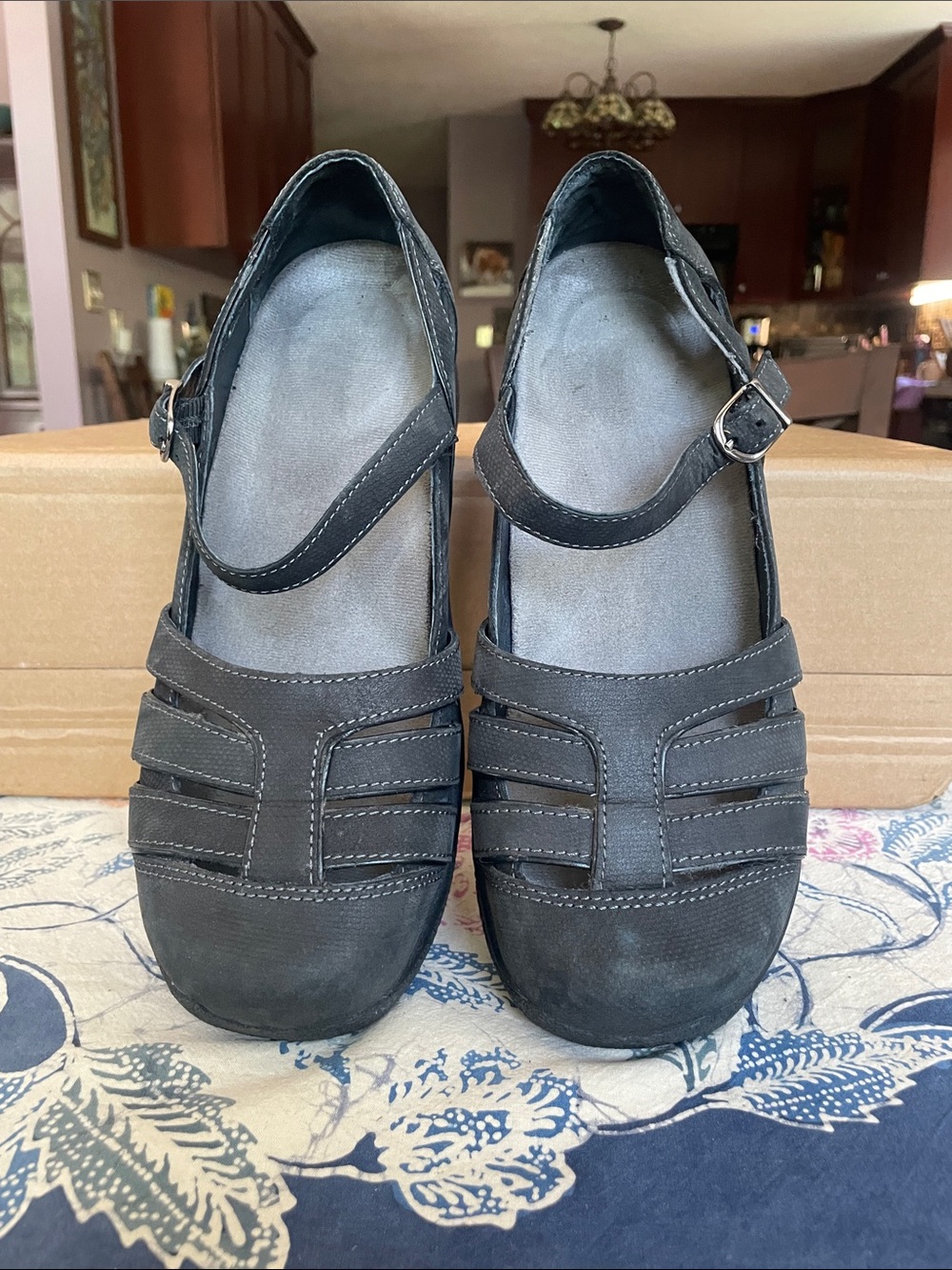 DANSKO Kiera Leather Mary Jane Clog, Size 39